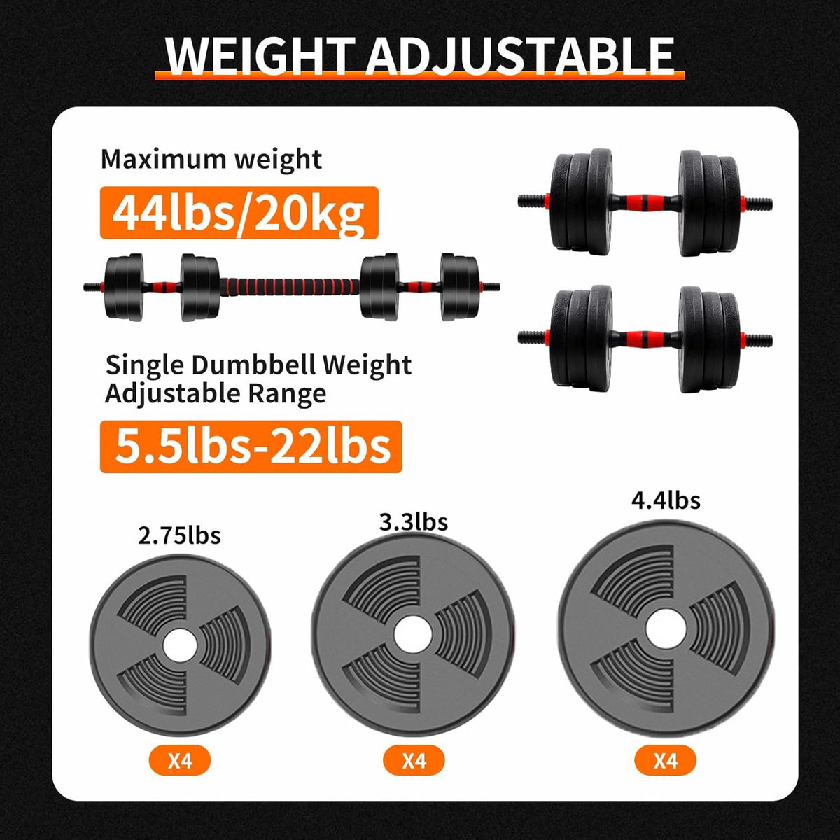 Adjustable Dumbbell and Barbell Strength System
