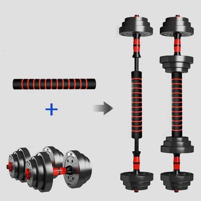 Adjustable Dumbbell and Barbell Strength System