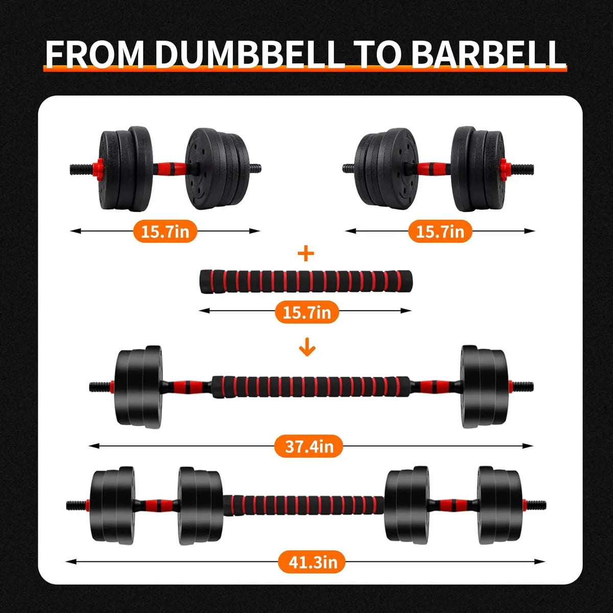 Adjustable Dumbbell and Barbell Strength System