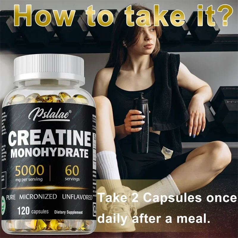 Pure Creatine Monohydrate Performance Capsules