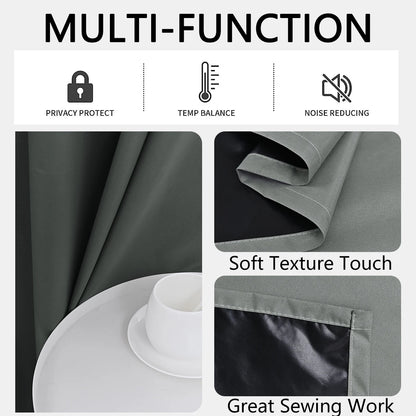 Total Darkness Privacy Blackout Drapes
