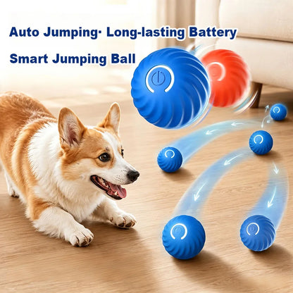 Smart Dog Toys Ball Electronic Interactive Pet Toy Moving Ball USB Automatic Moving Bouncing for Puppy Birthday gift Cat Product