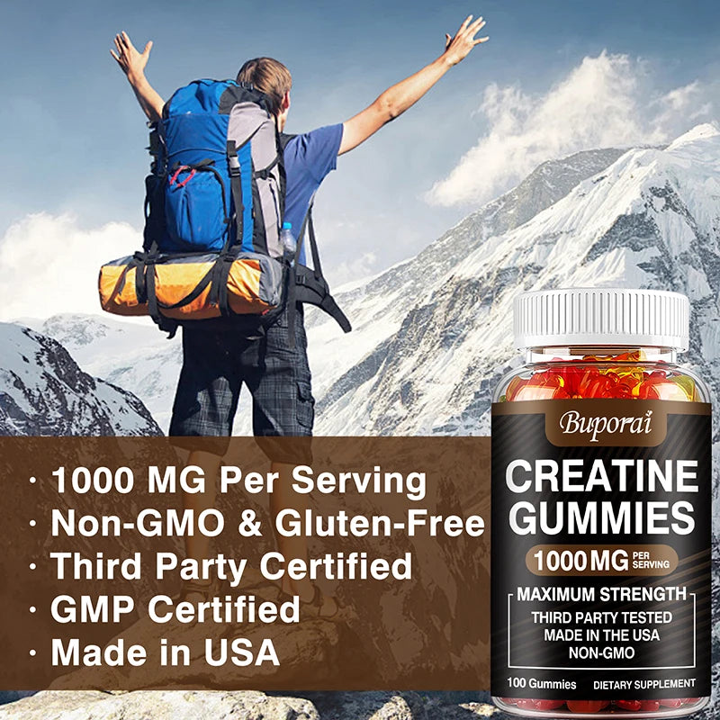 Pure Creatine Monohydrate Performance Gummies