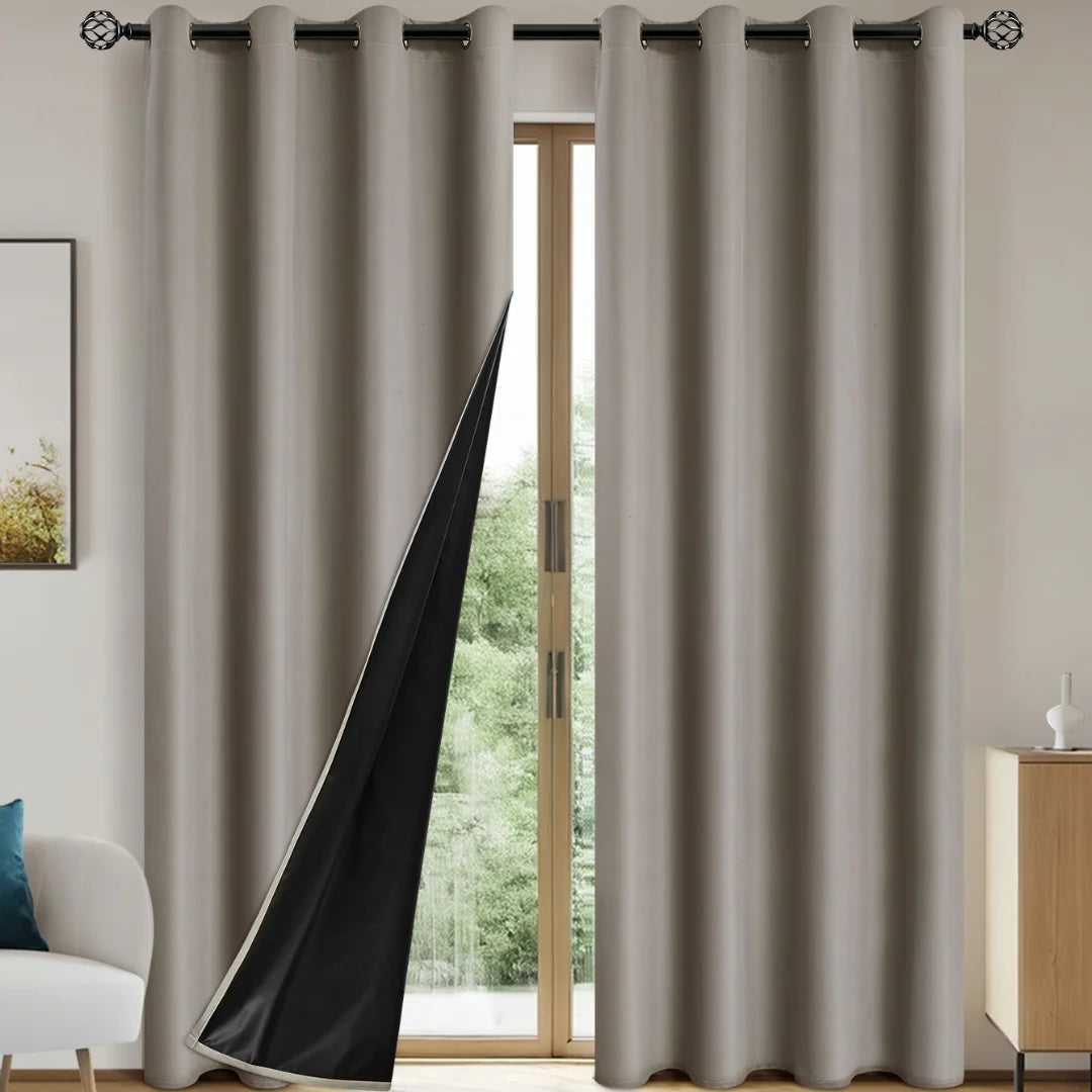 Total Darkness Privacy Blackout Drapes