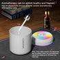 HOMEFISH Mini Air Humidifier Usb Aroma Diffuser Essential Oil Purifier Cool Mist Sprayer  Home BedroomLED Desktop humidificador