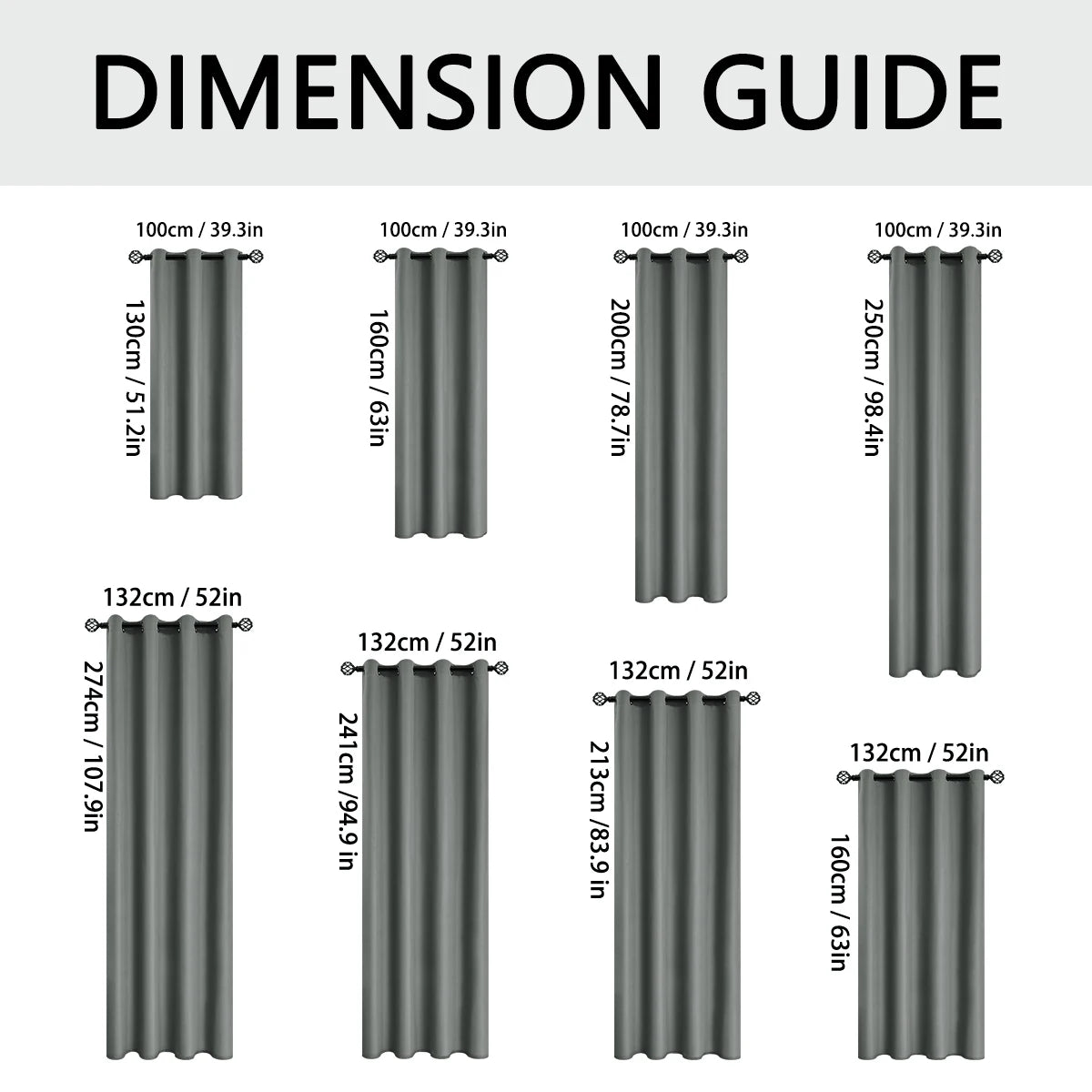 Total Darkness Privacy Blackout Drapes