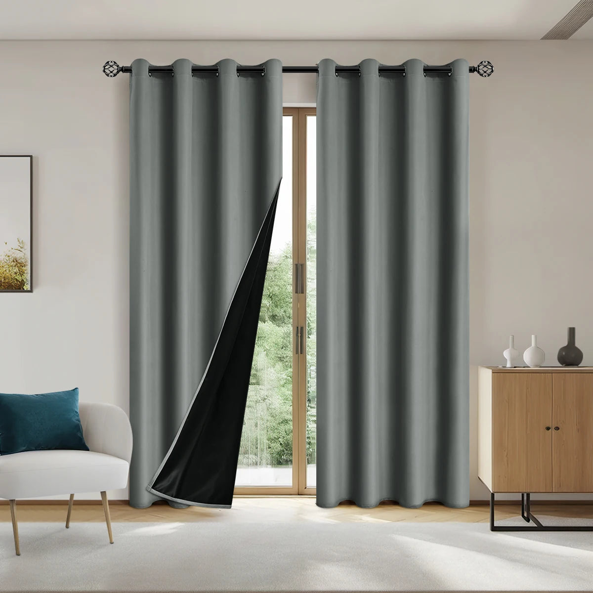 Total Darkness Privacy Blackout Drapes