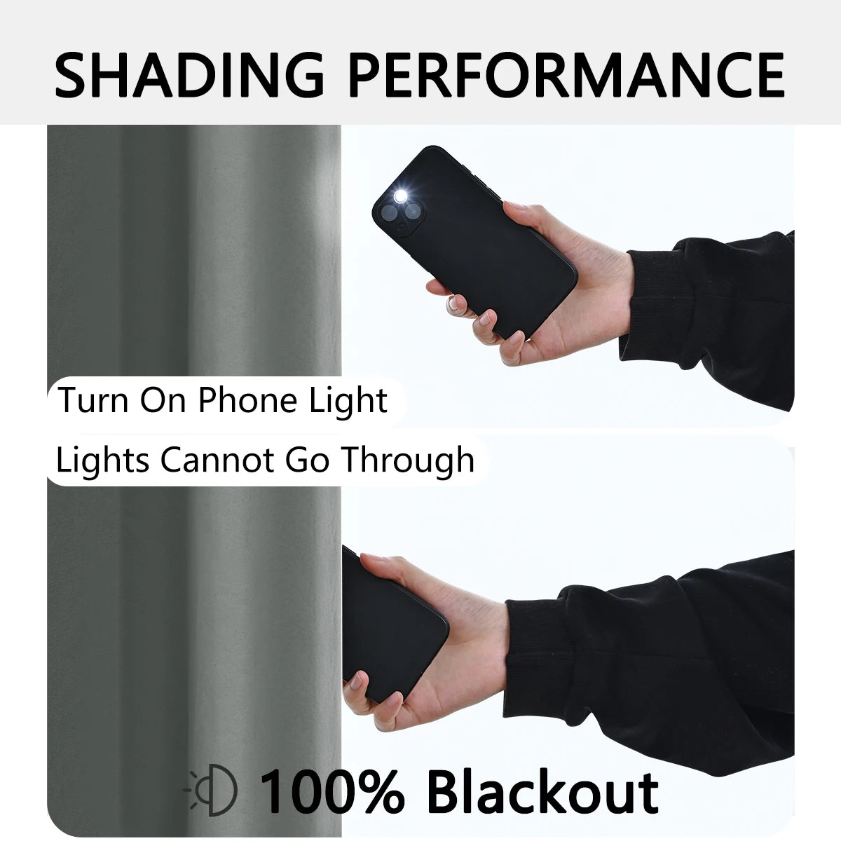 Total Darkness Privacy Blackout Drapes