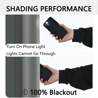 Total Darkness Privacy Blackout Drapes