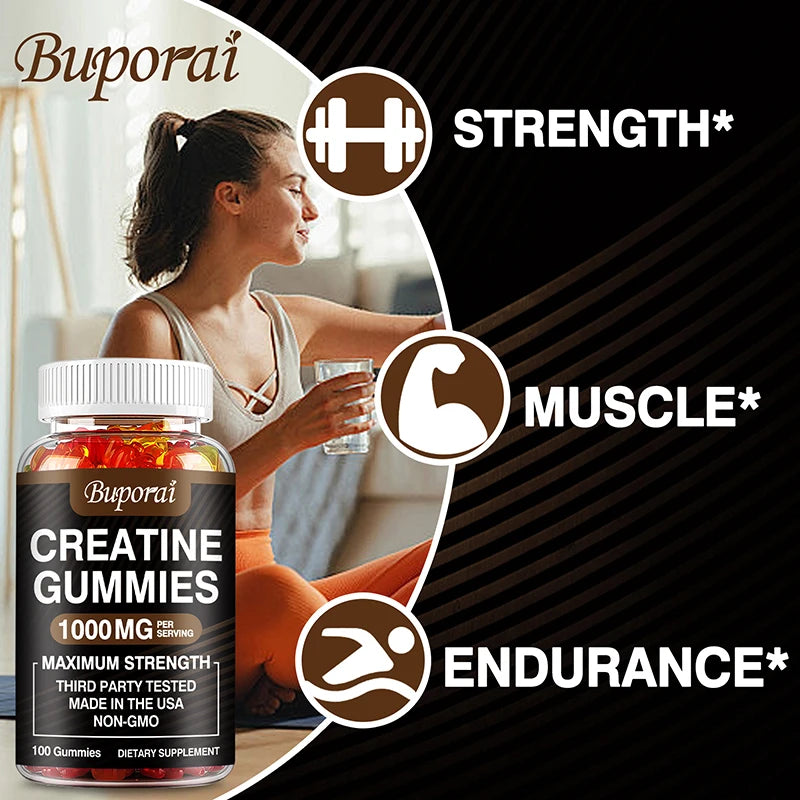 Pure Creatine Monohydrate Performance Gummies