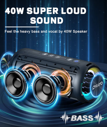 40W Waterproof Outdoor Portable Speaker