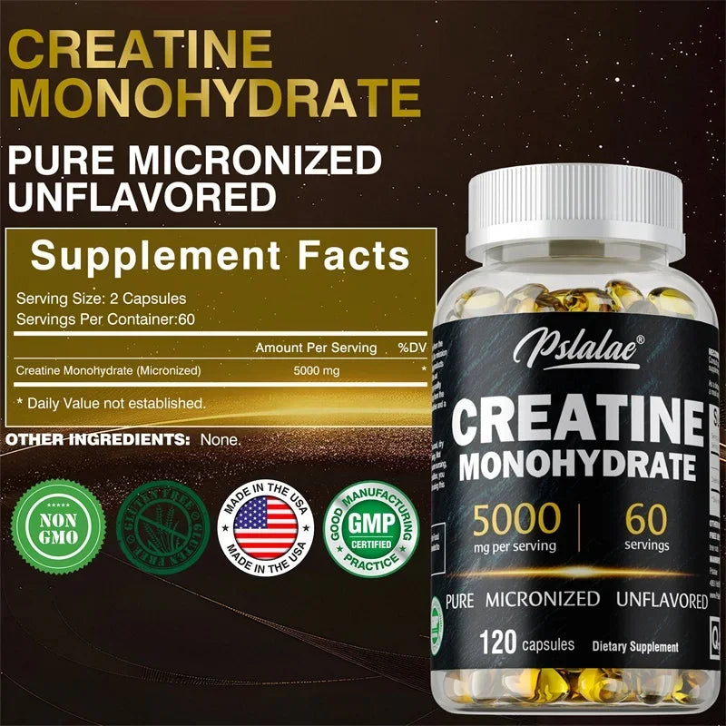 Pure Creatine Monohydrate Performance Capsules