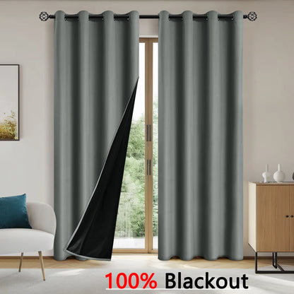 Total Darkness Privacy Blackout Drapes